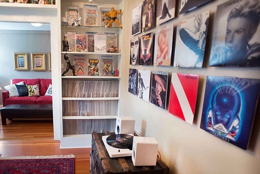 DIY Vinyl Record Wall home decor ideas