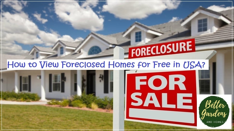 How to View Foreclosed Homes for Free in USA